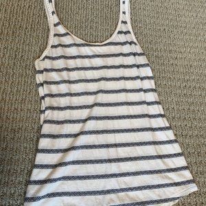 Black and White Stripped Lucky Brand Shirt